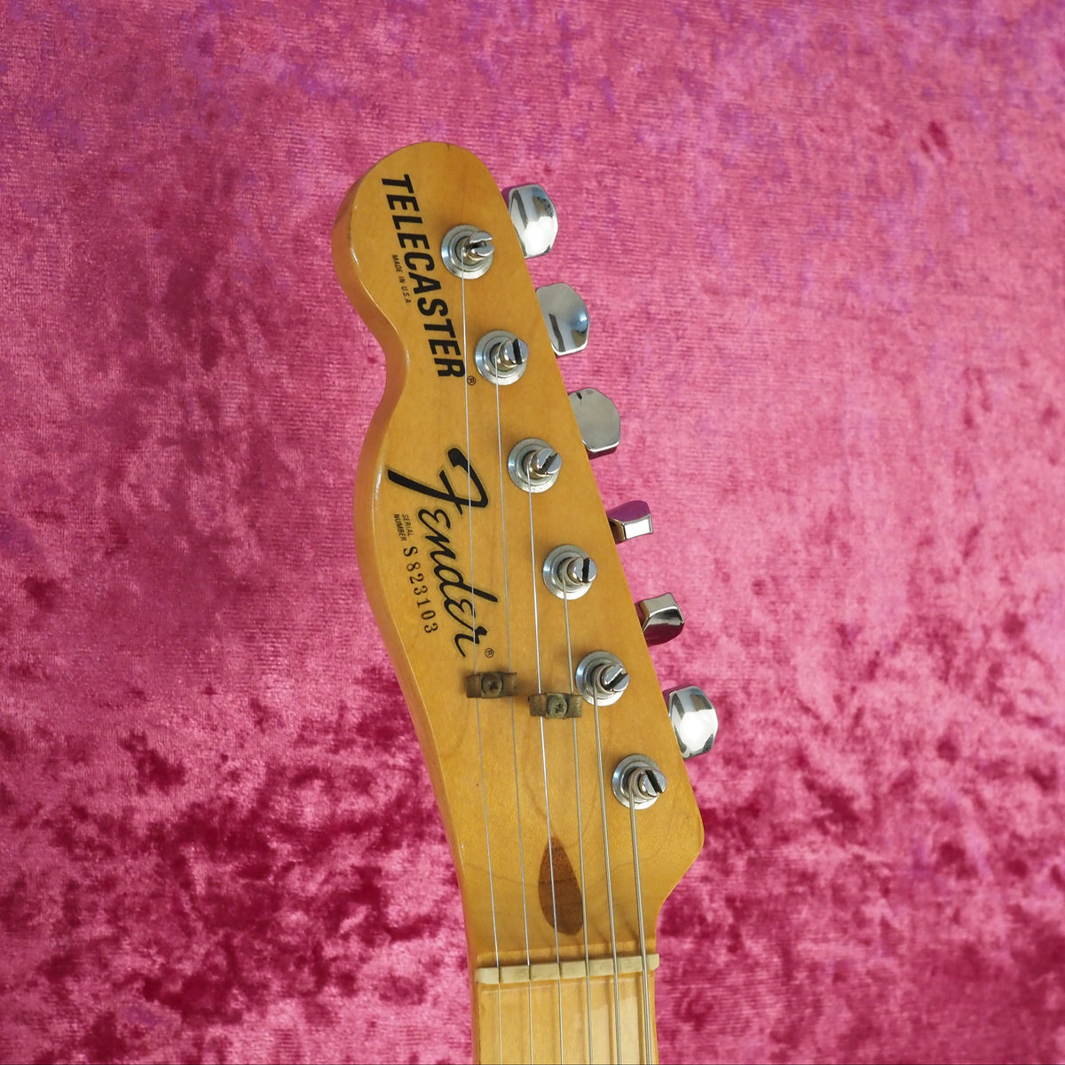 1978 Fender USA Telecaster (Left-Handed) Electric Guitar in Black