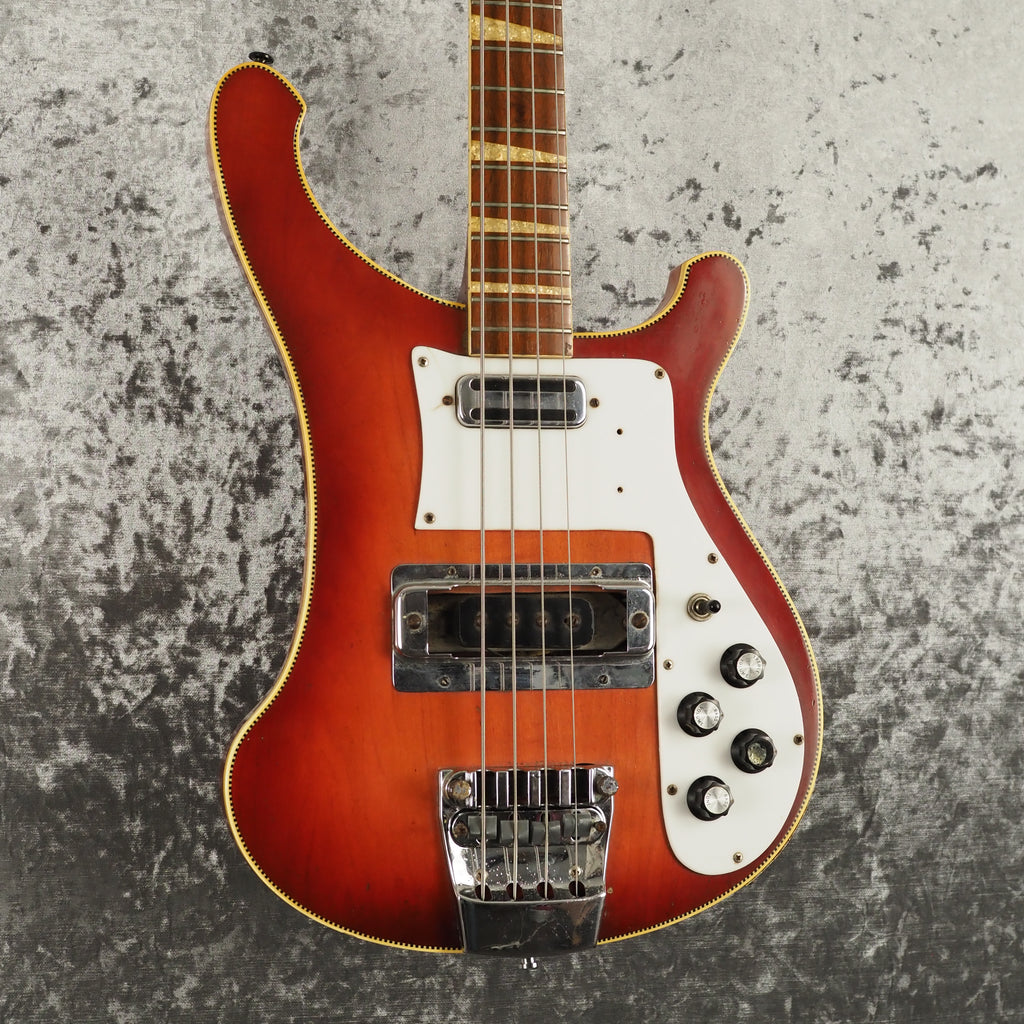 1972 Rickenbacker 4001 Bass Guitar in Fireglo