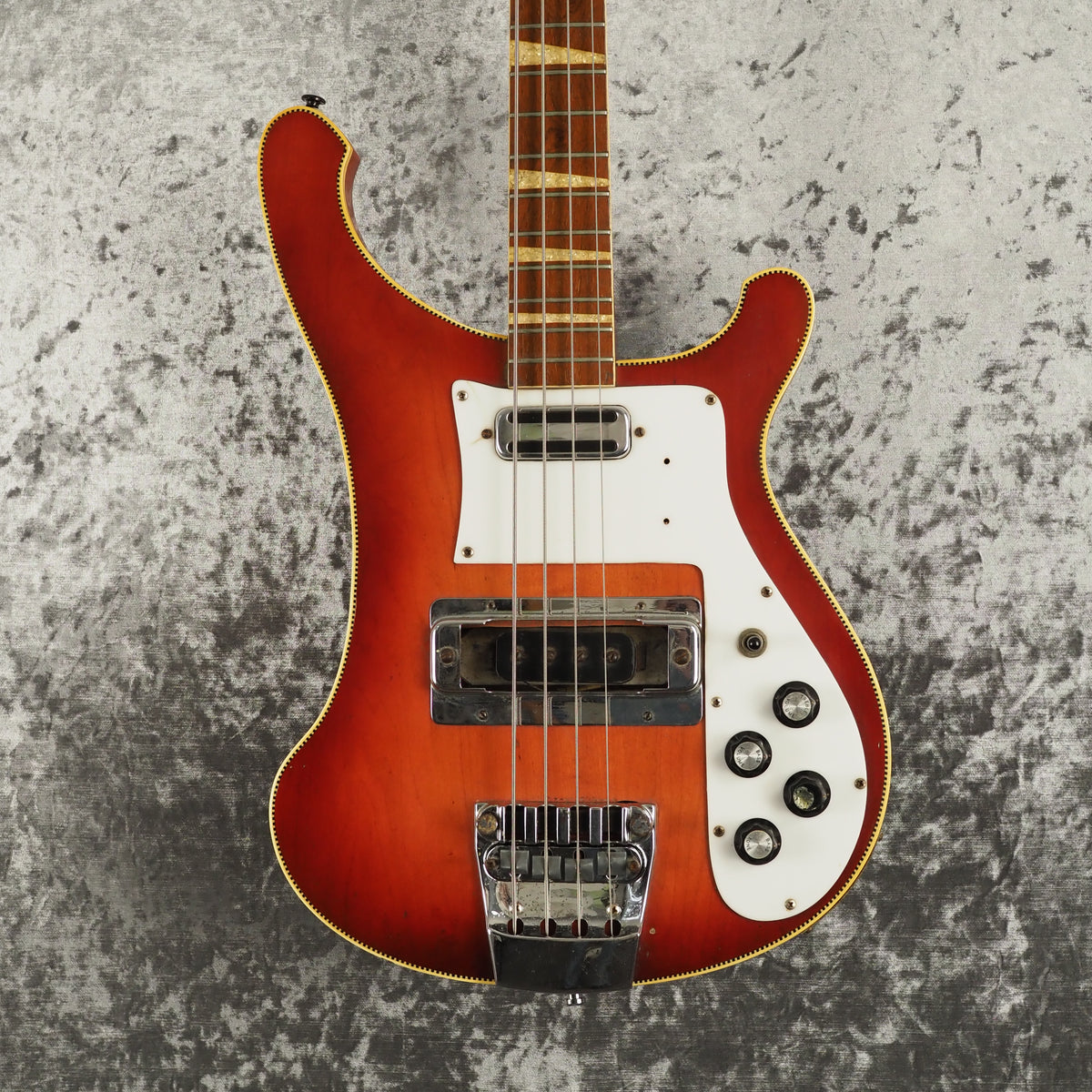 1972 Rickenbacker 4001 Bass Guitar in Fireglo