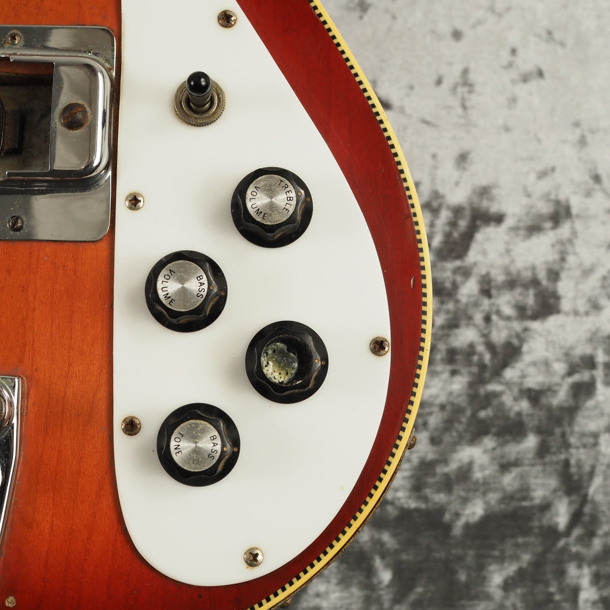 1972 Rickenbacker 4001 Bass Guitar in Fireglo