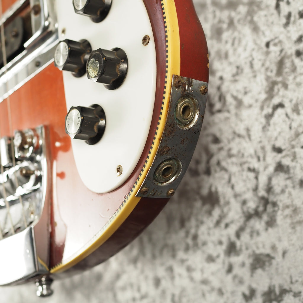 1972 Rickenbacker 4001 Bass Guitar in Fireglo