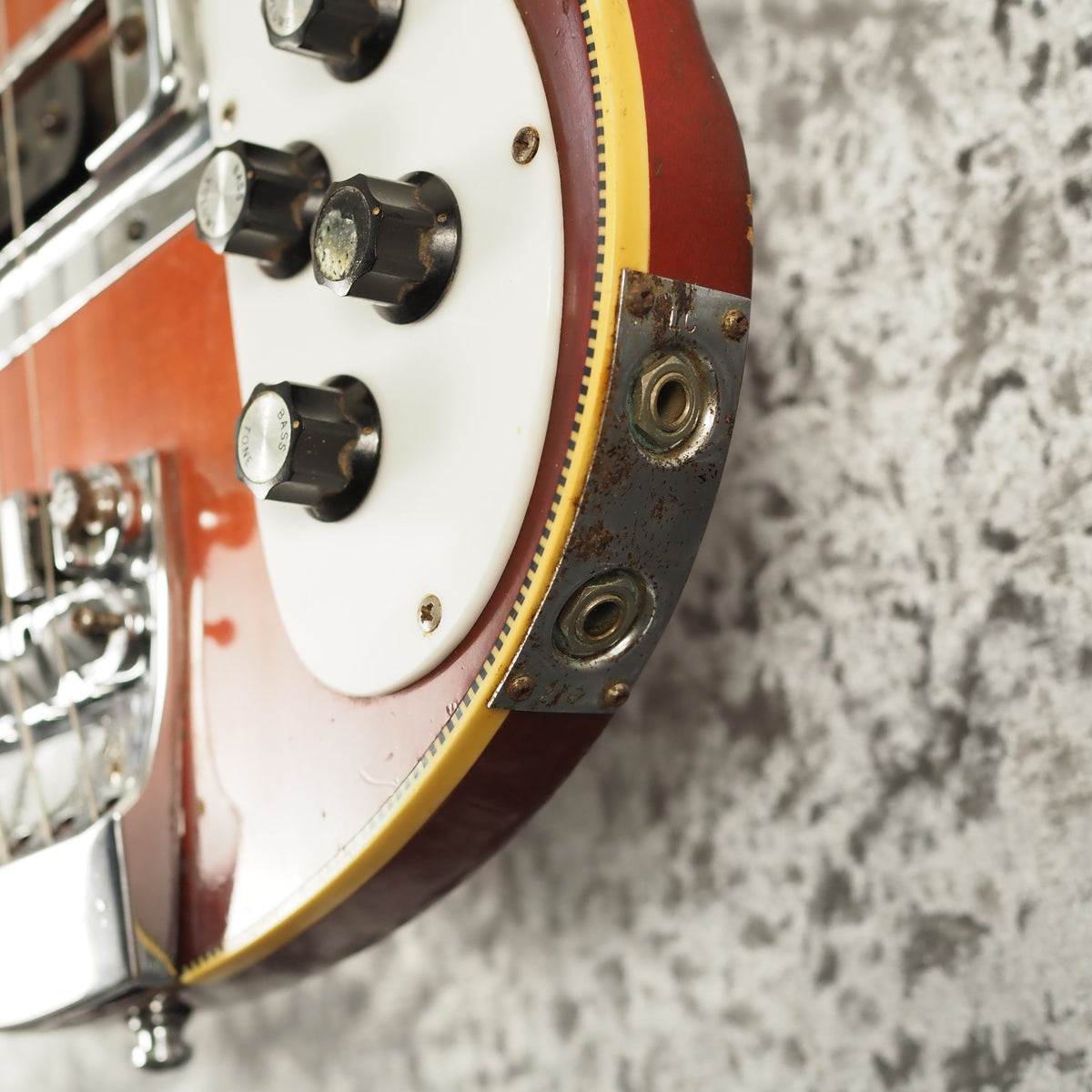 1972 Rickenbacker 4001 Bass Guitar in Fireglo