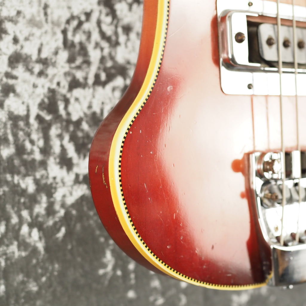 1972 Rickenbacker 4001 Bass Guitar in Fireglo
