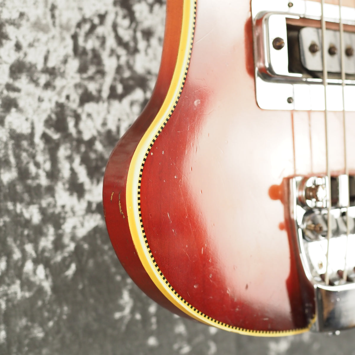 1972 Rickenbacker 4001 Bass Guitar in Fireglo