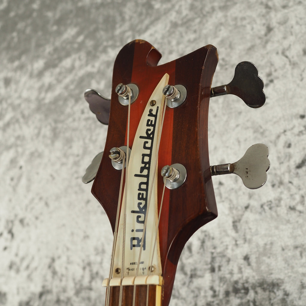1972 Rickenbacker 4001 Bass Guitar in Fireglo