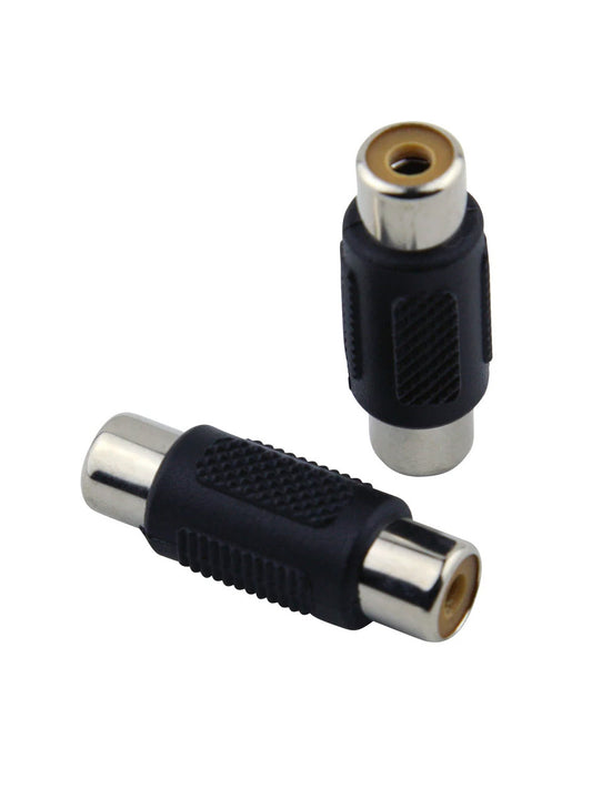 Pig Hog RCA(F)-RCA(F) Mono Adapter, 2pk