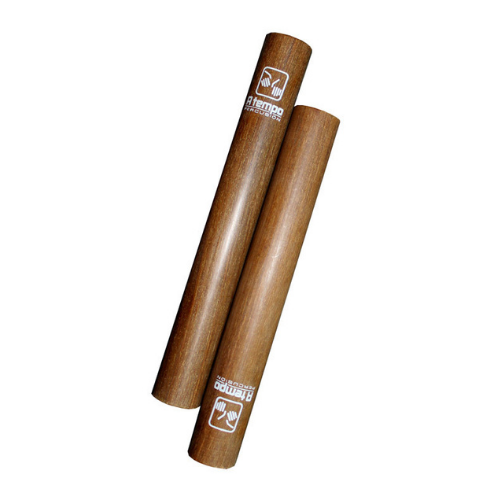 A Tempo Percussion PACLAVE01 Wooden Claves in Brazilian Walnut