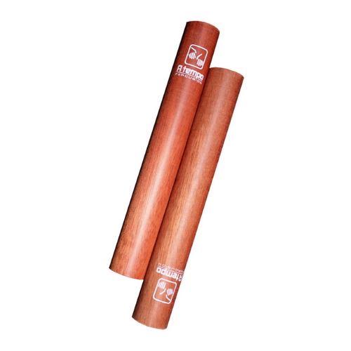 A Tempo Percussion PACLAVE02 Wooden Claves in Brazillian Oak
