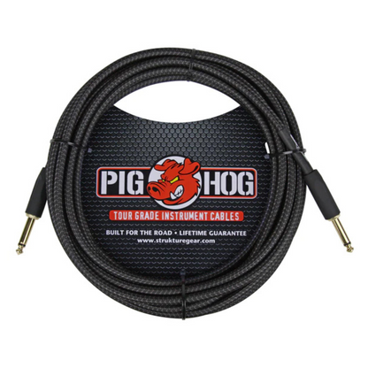 Pig Hog Braided Woven Cables (Assorted Sizes/Colours/Styles)