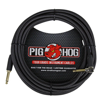 Pig Hog Braided Woven Cables (Assorted Sizes/Colours/Styles)