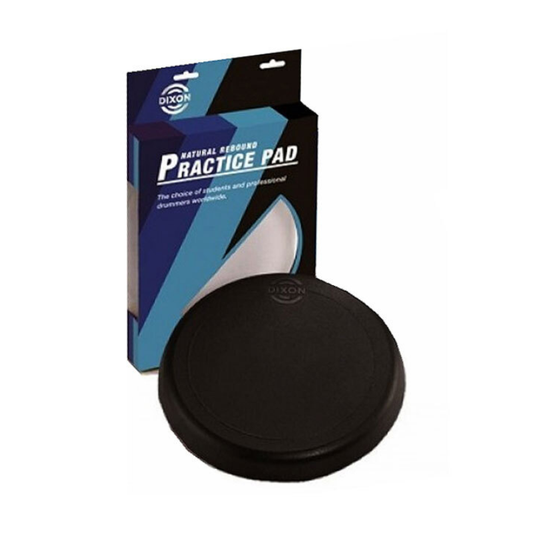 Dixon 10" Rubber Drum Practice Pad in Black - Pk 1
