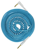 Pig Hog PHCC30DB 30ft Half Coil Instrument Cable in Daphne Blue