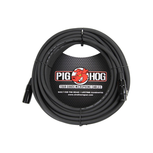 Pig Hog PHM50 8mm Mic Cable, 50ft XLR