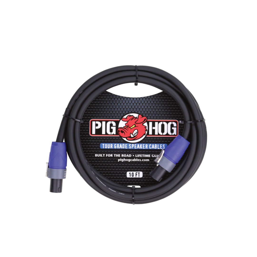 Pig Hog PHSC10SPK Speaker Cable, 10ft (14 gauge wire) – SPEAKON