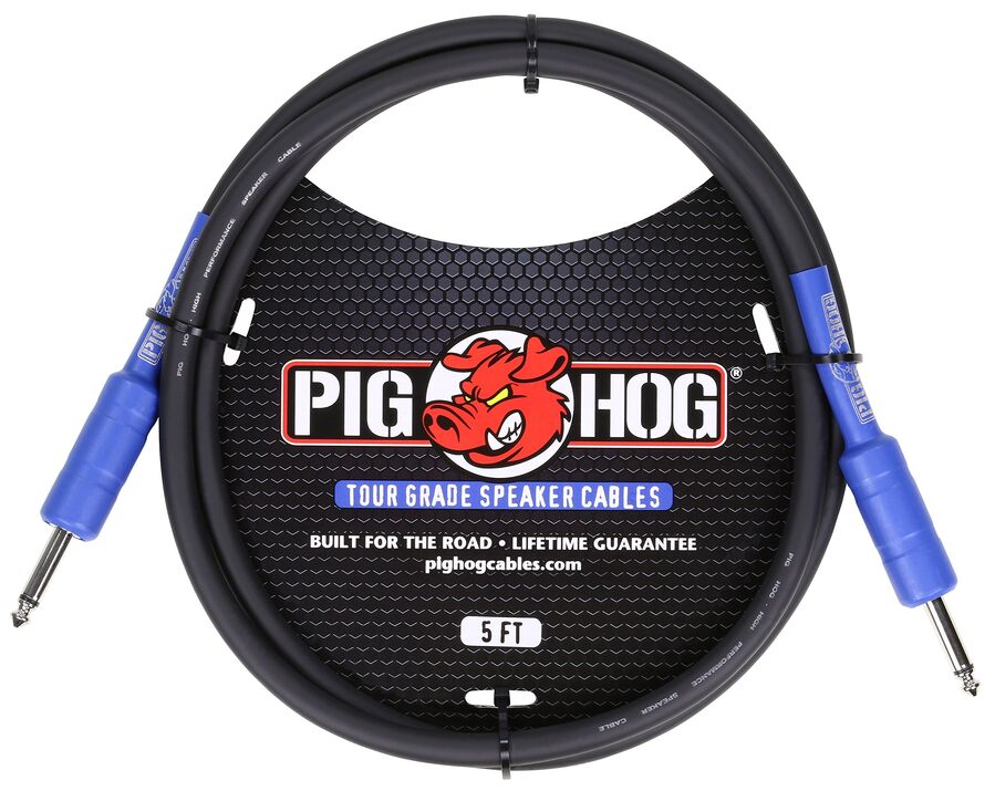Pig Hog PHSC5 Speaker Cable 5ft