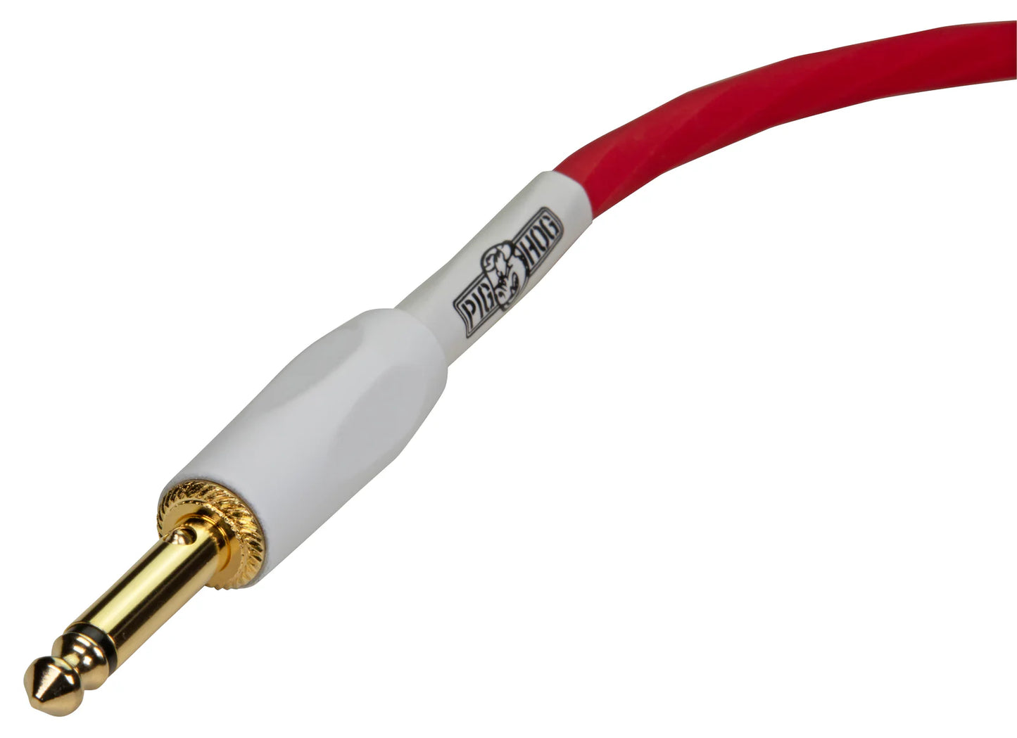 Pig Hog PHSH186CA Hex Series Silent Cable 18.6 ft in Candy Apple Red