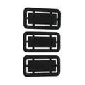 Pig Hog PHSTSF1 StageTrix Pedal Fastener 3 Pack
