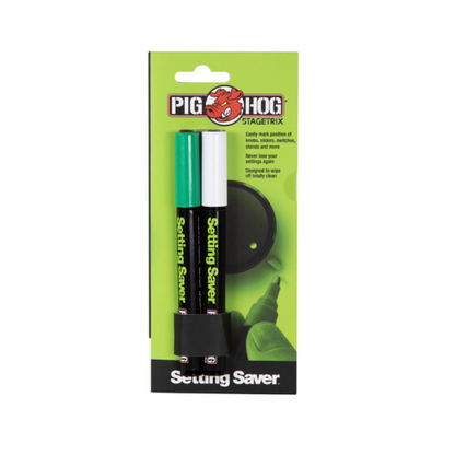 Pig Hog PHSTSS2PK StageTrix Settings Saver Chalk Marker 2 Pack
