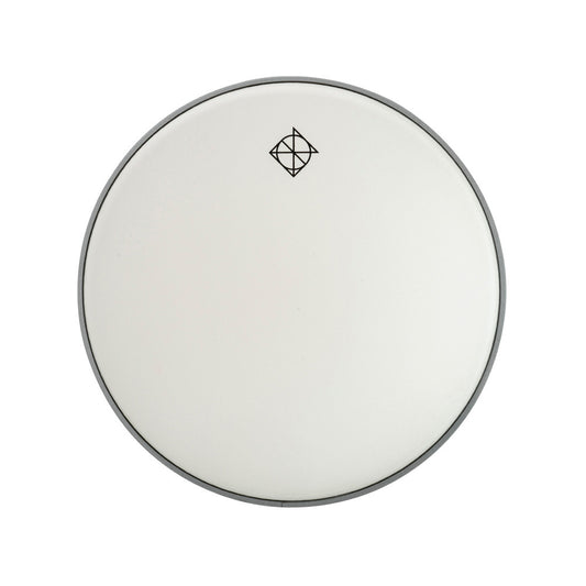 Dixon White Coated Drum Head with Logo (10")