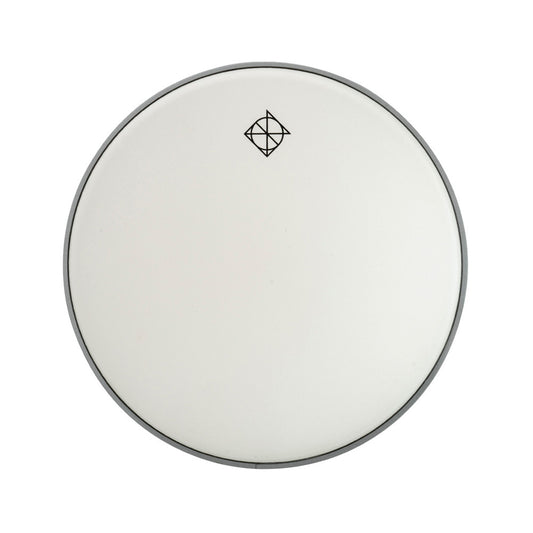 Dixon White Coated Drum Head with Logo (12")