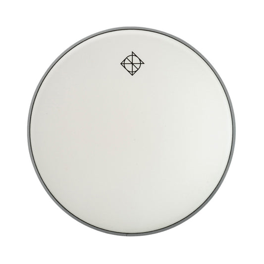 Dixon White Coated Drum Head with Logo (14")