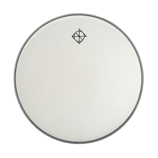 Dixon White Coated Drum Head with Logo (16")