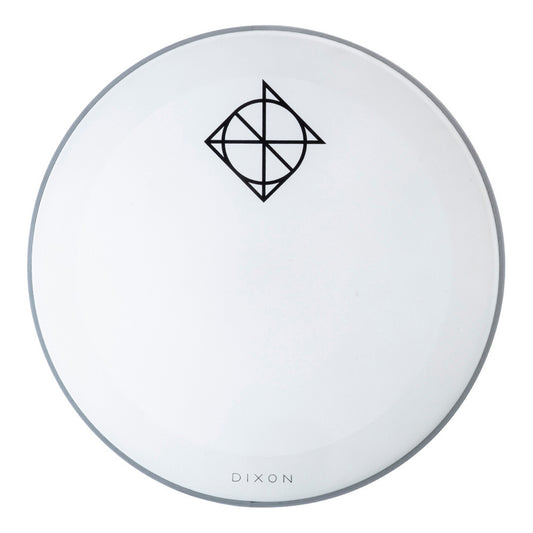 Dixon Bass Drum Head White Coated with Muffler Ring, Resonant Side (20")