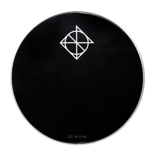 Dixon Bass Drum Head Black with Muffler Ring, Resonant Side (18")