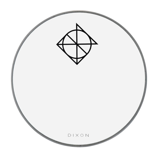 Dixon Bass Drum Head Clear with Muffler Ring, Resonant Side (18")