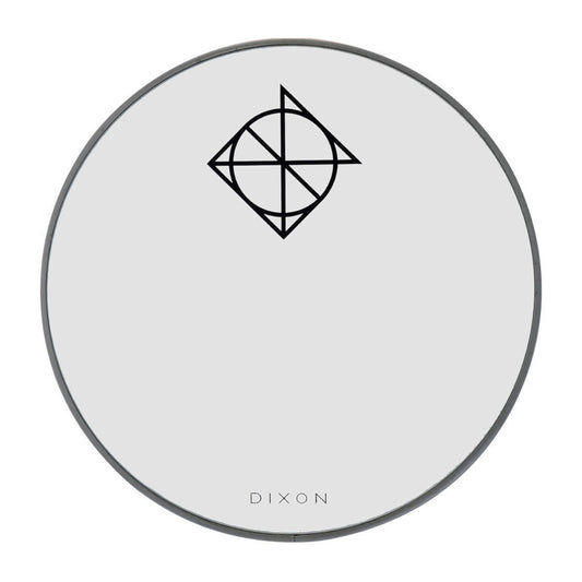 Dixon Bass Drum Head White Coated with Muffler Ring, Resonant Side (18")