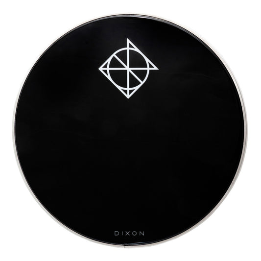Dixon Bass Drum Head Black with Muffler Ring, Resonant Side (20")