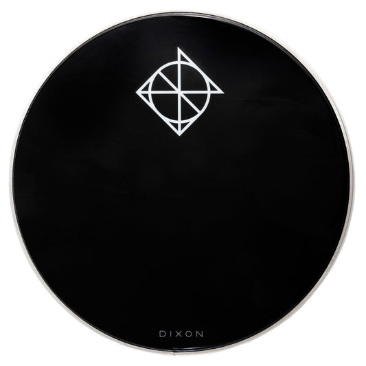 Dixon Bass Drum Head Black with Muffler Ring, Resonant Side (22")
