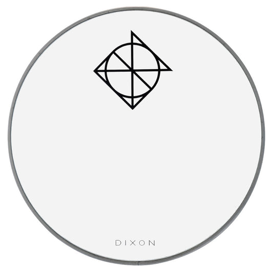 Dixon Bass Drum Head Clear with Muffler Ring, Resonant Side (22")