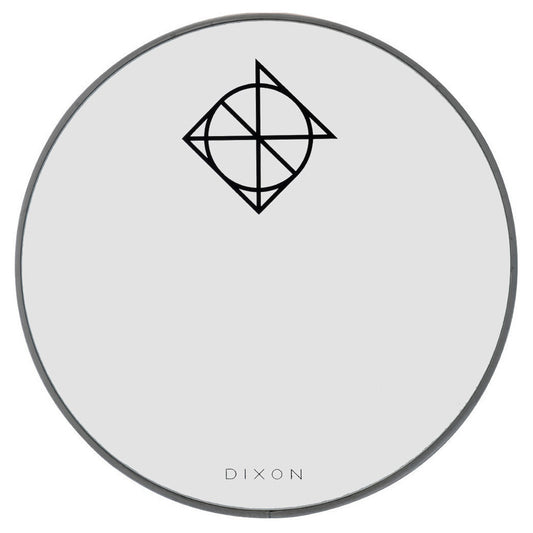 Dixon Bass Drum Head White Coated with Muffler Ring, Resonant Side (22")