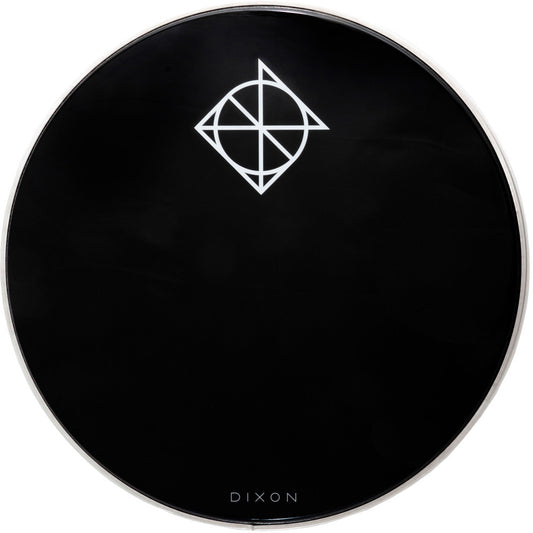 Dixon Bass Drum Head Black with Muffler Ring, Resonant Side (24")