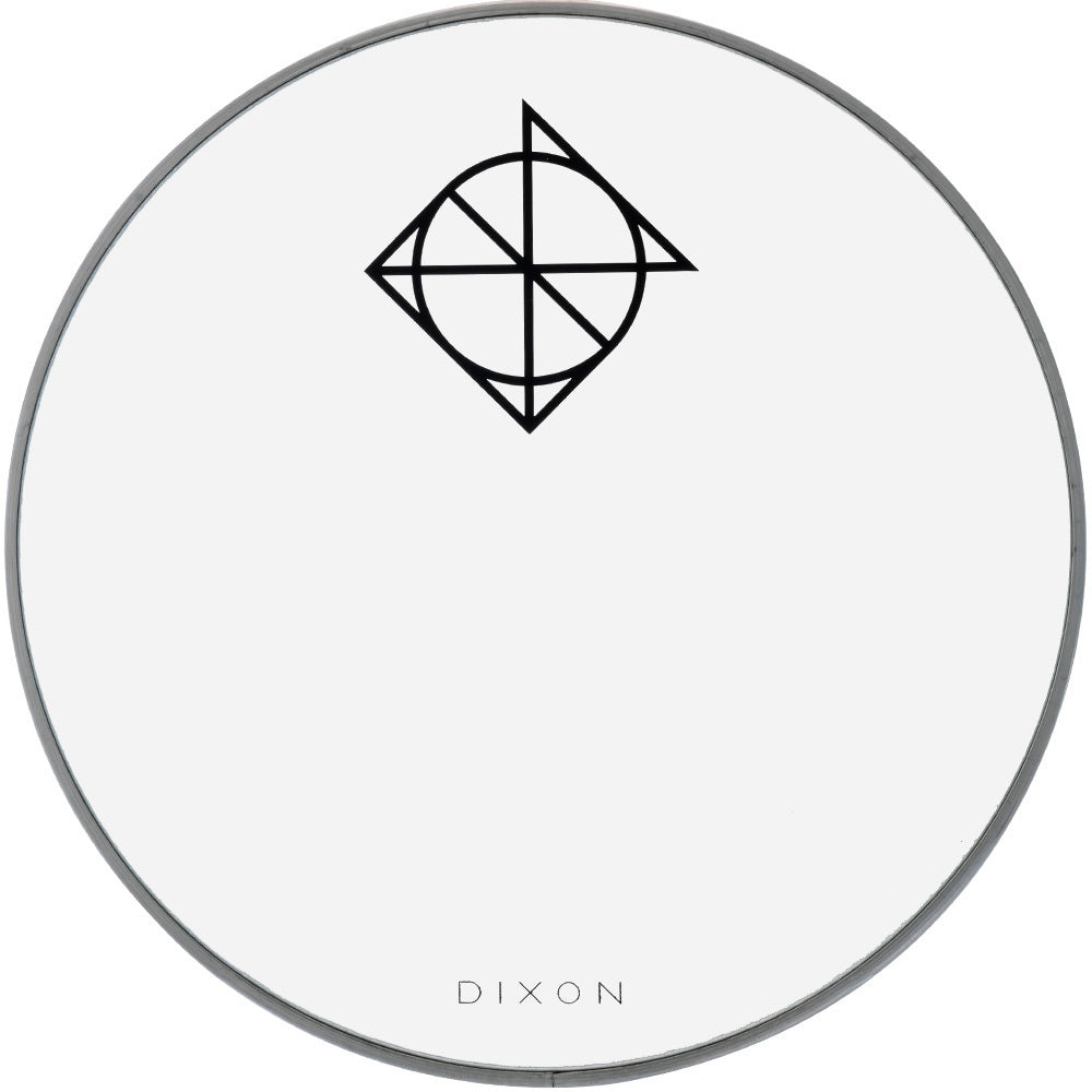 Dixon Bass Drum Head Clear with Muffler Ring, Resonant Side (24")