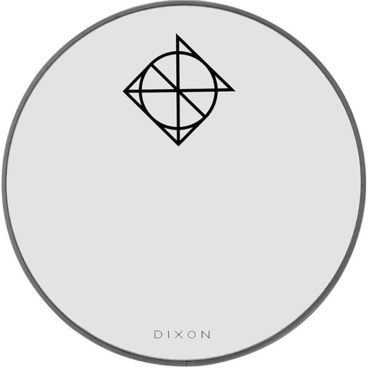 Dixon Bass Drum Head White Coated with Muffler Ring, Resonant Side (24")