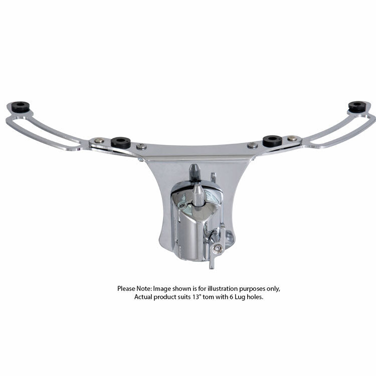 Dixon 10"/6 Lug TMS Tom Suspension System with Accessory Tracks