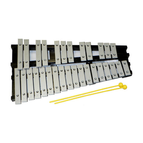 Percussion Plus PP4030 30-Note Glockenspiel with Black Wood Folding Frame & Bag
