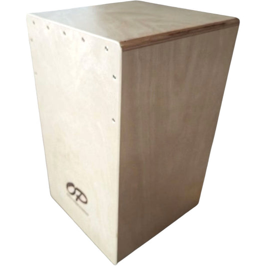 Opus Percussion Wooden Cajon in Birch with Deluxe Carry Bag