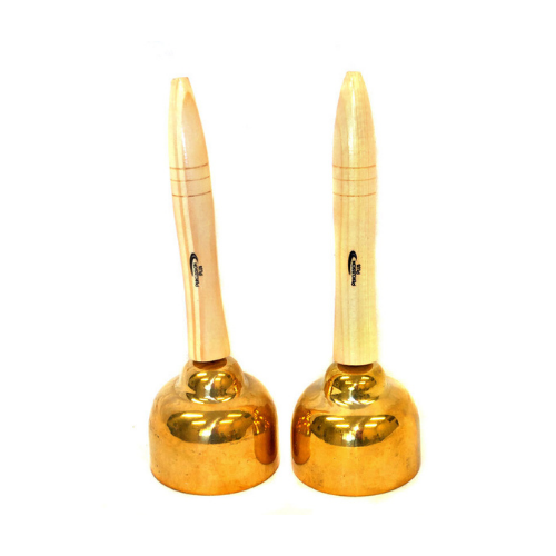 Percussion Plus PPHB021 Hand Bells with Handle Set Percussion Sound Effect