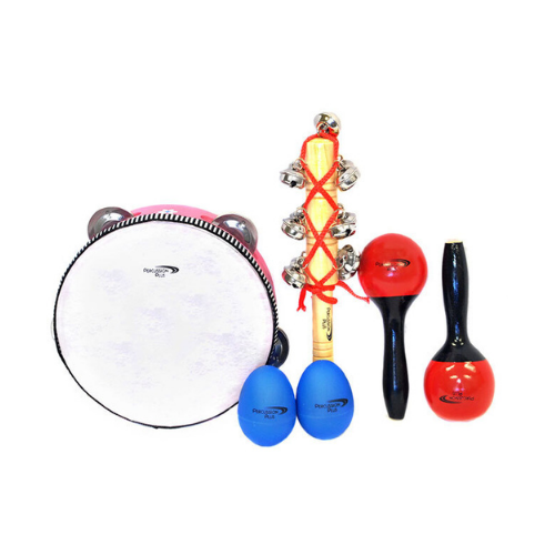 Percussion Plus PPLT4A 4-Piece Percussion Set in Carry Bag