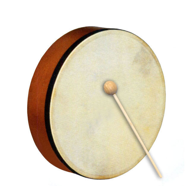 Percussion Plus PPMHD8 8" Handheld Frame Drum with Wooden Beater