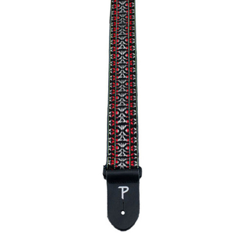 Perris PS287 2" Poly Pro "Hootenanny' Guitar Strap with Leather ends