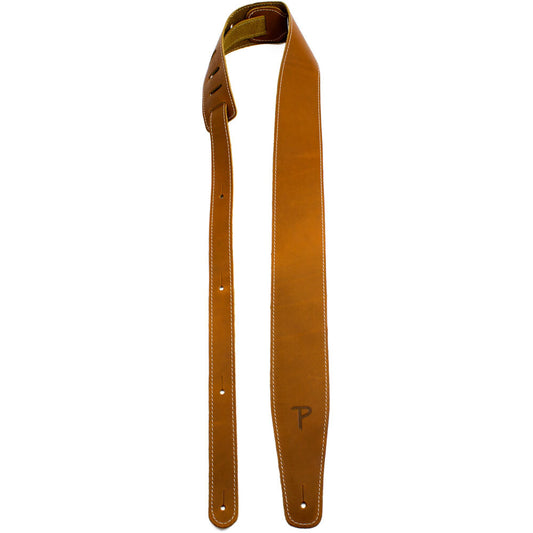 Perris PS7164 2.5" Baseball Leather Guitar Strap in Sunflower