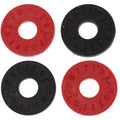 Perris PS7218 Rubber Strap Locks in Black/Red (Pk-4)