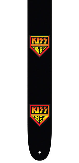 Perris PS8046 2.5" Leather Hi-Res "KISS" Licensed Guitar Strap