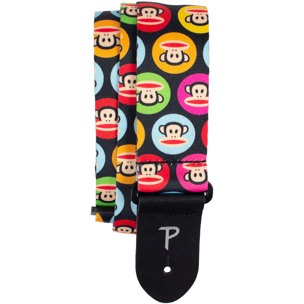 Perris PS8298 2" Polyester "Paul Frank - Multi Colour Dots Julius" Licensed Guitar Strap