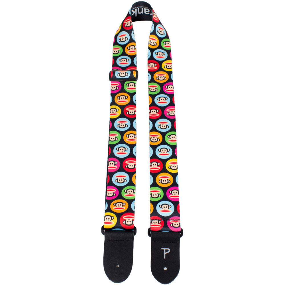 Perris PS8298 2" Polyester "Paul Frank - Multi Colour Dots Julius" Licensed Guitar Strap