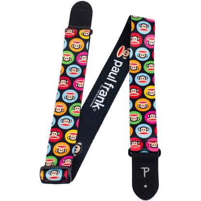 Perris PS8298 2" Polyester "Paul Frank - Multi Colour Dots Julius" Licensed Guitar Strap